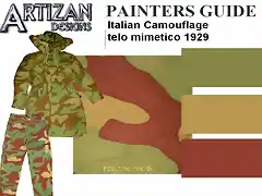 painters guide 1944 Italian camo 1929