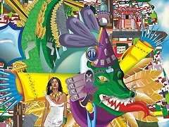 dragon y reina azteca. dragon y reina azteca.
