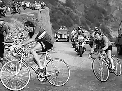 TOUR ,ALPE DHUEZ ,COPPI,ROBIC,1952