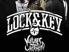 lock & key + vultures overhead