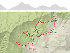 Mapa y recorrido de la ruta