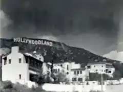 Cartel Hollywood antiguo