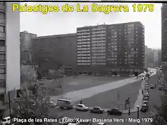 Barcelona Pl. de l'Assemblea de Catalunya (Pl. de las rates) 1979