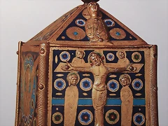 arqueta eucaristica, 1220-1230, Limoges. Santa Maria la Real de Fitero, Navarra