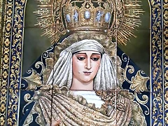 Azulejo Virgen de las Penas fue inaugurado el lunes santo de 2014 copia