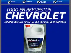 Plantilla Refrigerante Acdelco Galon