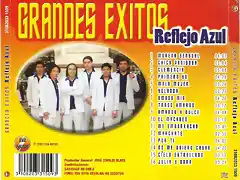 Reflejo Azul - Grandes Exitos (2003) Trasera