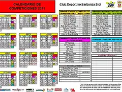 CALENDARIO CLUB DEPORTIVO BARBANZA SLOT 2011