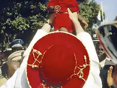 juan pablo ii sombrero rojo