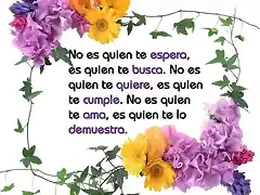 No es quien...