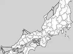 mapa Japon 1