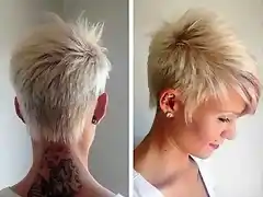 pelo corto mujer