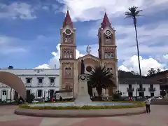 Plaza principal de Ramiriquí