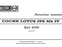 4059 - Lotus JPS Mk IV -1 4059 - Lotus JPS Mk IV -1