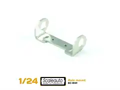 Scaleauto SC-8141 Soporte Eje Delantero U para Regulacin. Acero 1,2mm.