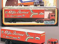 Fiat 619 chico Semi Container Alfa Romeo rojo