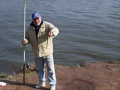 Cachito Juarez con una cartura de sus capturas Cachito Juarez con una cartura de sus capturas
