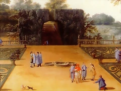 Papa_Clemente_XIV_nei_giardini_di_Castel_Gandolfo,_1770
