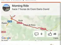 Dario Cioni vio el repecho horas antes, Vuelta 2016