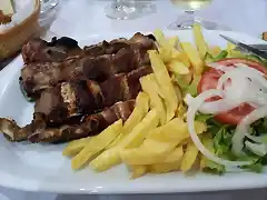 Costillar de cerdo con patatas