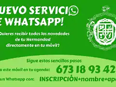 ?Nuevo servicio de Whatsapp! verde