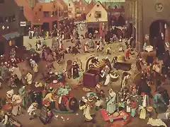 El combate entre don Carnaval y do?a Cuaresma, de Pieter Brueghel el Viejo.