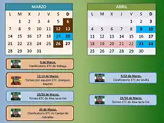 Calendario marzo-abril