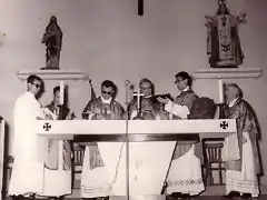 Misa celebrada por Mons. Erasmo Hinojosa Husrtado en al Sede Parroquial