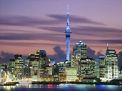 Evening Falls in Auckland, New Zealand Evening Falls in Auckland, New Zealand