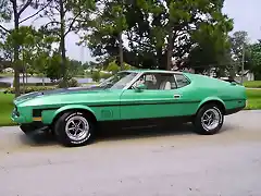 mustang mach1 green 001