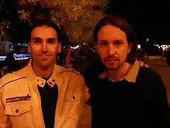 Pablo Iglesias y Juan Fco. Dominguez