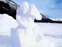 Escultura de nieve, Tierra del Fuego01