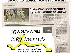 NOTICIA XVI VOLTA A PEU NOCTURNA 2011