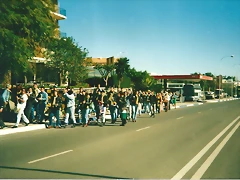 brigadas amarillas marbella - cadiz 93-94 corteo brigadas amarillas marbella - cadiz 93-94 corteo