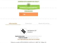 SORTEO ESTILOGR?FICO 2023 7