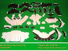 Pandas (Papercraft) por Pengragon