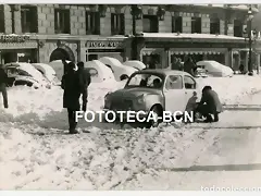 Barcelona Nevada 1962 Pl. Francesc Maci?