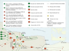 Mapa Gazala y Tobruk