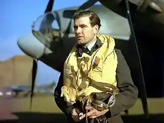 Piloto de un De Havilland Mosquito