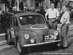 Renault 4CV - TdF'53 - Quefflant