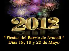 CARTEL FIESTAS DE ARACELI 2012