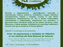 FLyer SEMANA DE L\'ALBUFERA -cast1