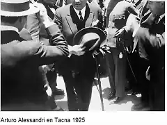 Arturo Alessandri en Tacna 1925