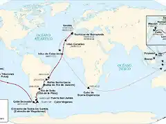 Travesia Magallanes-Elcano 4 a Pegar
