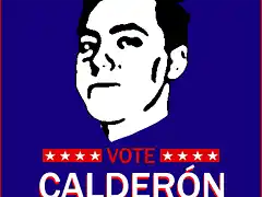 Vote por Calderon para batallas de rap