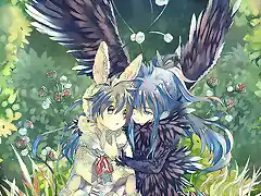 rabbit_and_raven_by_kaze_hime