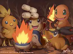 pkmn__fire_starters_by_finni-d3hel06