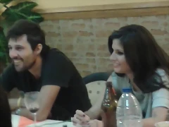 Hugo y María en la cena 3 Hugo y María en la cena 3