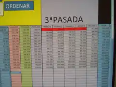 tiempos 3 pasada