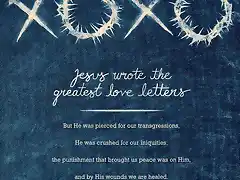 LETTERS LOVE JESUS